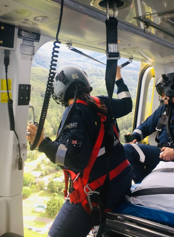 Renee Bolot Rotary Wing Flight nurse. 