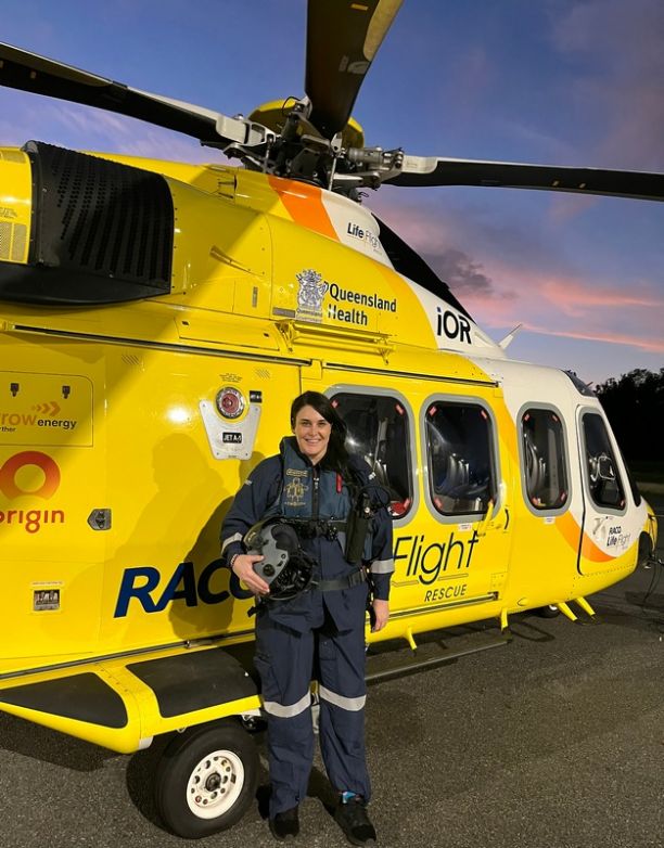 Renee Bolot Rotary Wing Flight nurse. 