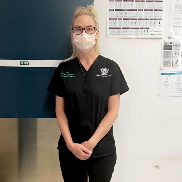Laura Marriott at work. 