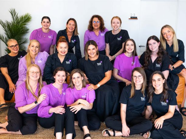 The Talk H.Q. speech therapy team.