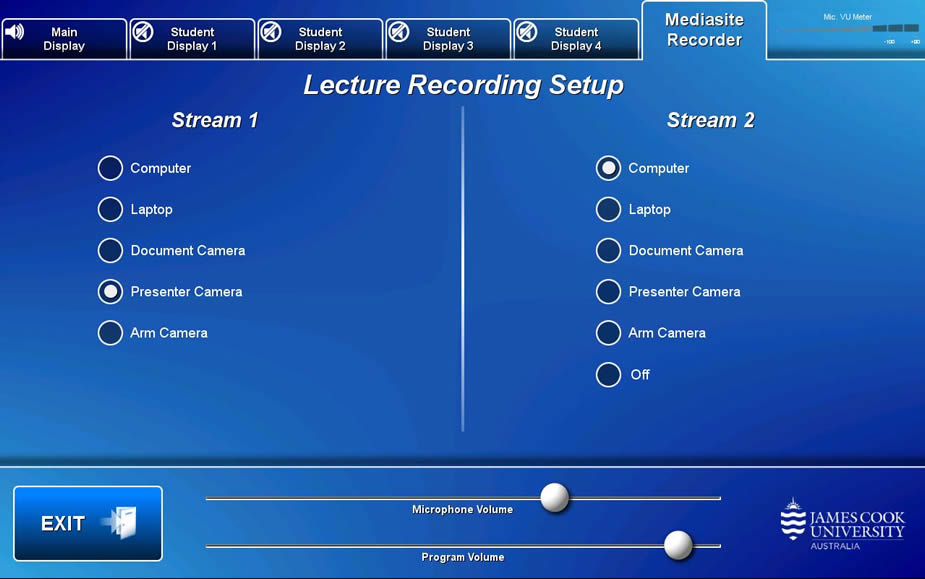 recorder setup