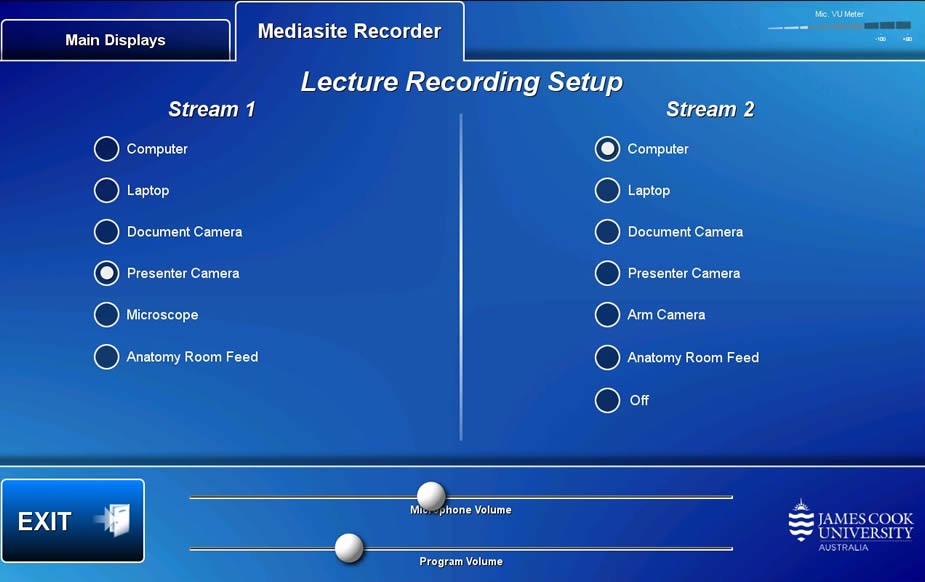 panopto stream set up