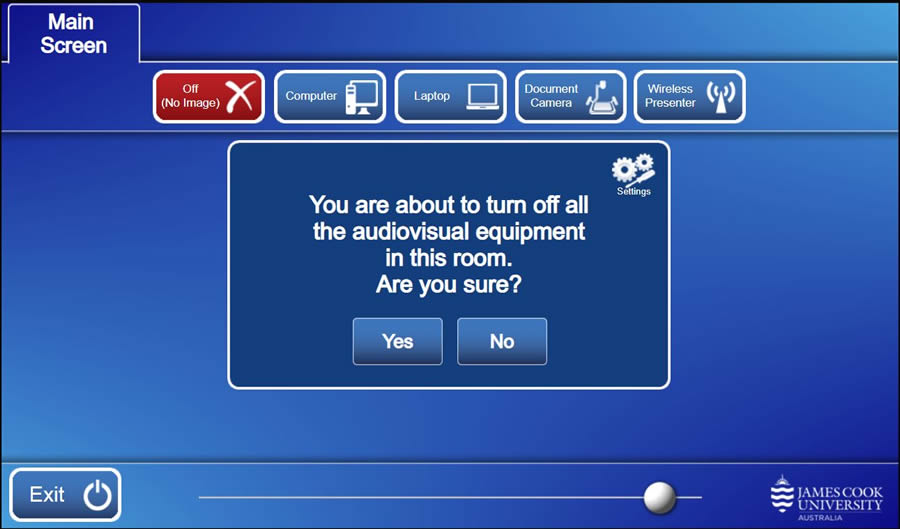 turn off system